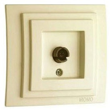 ТВ-розетка Mono Electric Larissa 103-171705-138