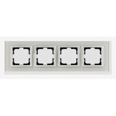 Рамка на 4 поста Mono Electric Style Glass 107-710000-163