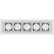 Рамка на 5 постов Mono Electric Style Glass 107-710000-164