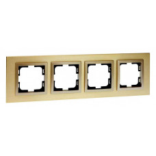 Рамка на 4 поста Mono Electric Style Aluminium 107-830000-163