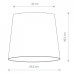 Плафон текстильный Nowodvorski Cameleon Cone L WH 8408 Плафон текстильный Nowodvorski Cameleon Cone L WH 8408