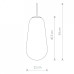 Плафон стеклянный Nowodvorski Cameleon PEAR L TR/G 8532