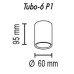 Накладной светильник TopDecor Tubo6 Tubo6 P1 25 Накладной светильник TopDecor Tubo6 Tubo6 P1 25