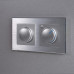 Рамка на 2 поста Werkel Aluminium (алюминий) W0021706 Рамка на 2 поста Werkel Aluminium (алюминий) W0021706