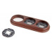 Рамка на 3 поста Werkel Legend (итальянский орех) W0035225 Рамка на 3 поста Werkel Legend (итальянский орех) W0035225
