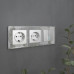 Рамка на 3 поста Werkel Diamant (зеркальный) W0031220 Рамка на 3 поста Werkel Diamant (зеркальный) W0031220