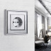 Розетка с заземлением и с шторками, без рамки Werkel cеребряный рифленый W1171109 Розетка с заземлением и с шторками, без рамки Werkel cеребряный рифленый W1171109