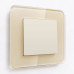 Выключатель проходной одноклавишный Werkel Айвори матовый W1112062 Выключатель проходной одноклавишный Werkel Айвори матовый W1112062