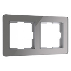 Рамка на 2 поста Werkel Acrylic графит W0022704
